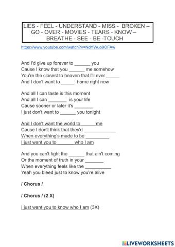 Iris - Goo goo dolls