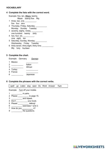UCEL - Revision 1 (Vocabulary)
