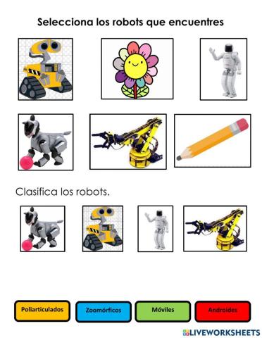 Tipos de robots