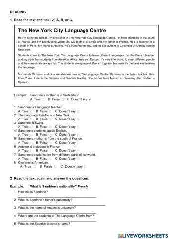 UCEL - Revision 1 (Reading)