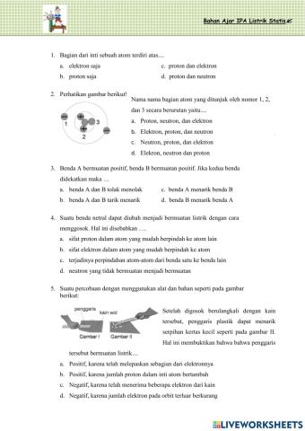 Latihan Soal Listrik Statis 1