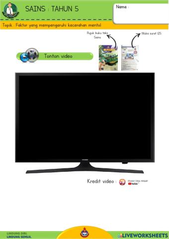 Sains T5 - Faktor yang mempengaruhi kecerahan mentol