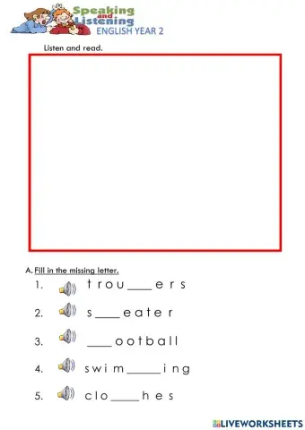 Comprehension Year 2