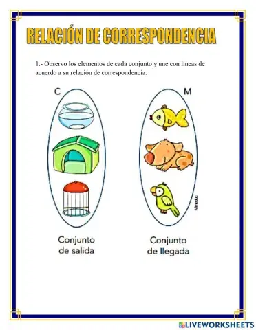 Relación de correspondencia
