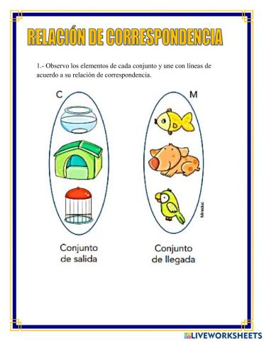 Relación de correspondencia