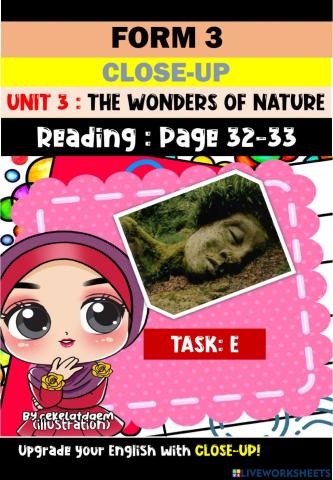 Close-up Unit 3 (page 32-33: Reading)