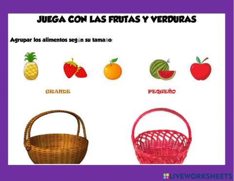 Frutas y verduras