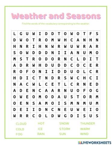 Weather and Seasons