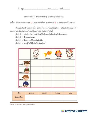 สัตว์เลี้ยงของหนู