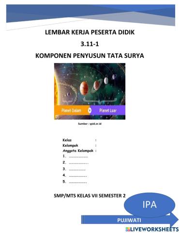 Lkpd tata surya