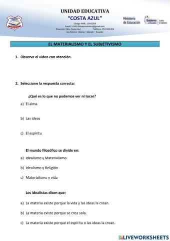 Corrientes filosoficas semana 2