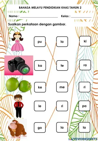 Suaikan suku kata KVKVKV