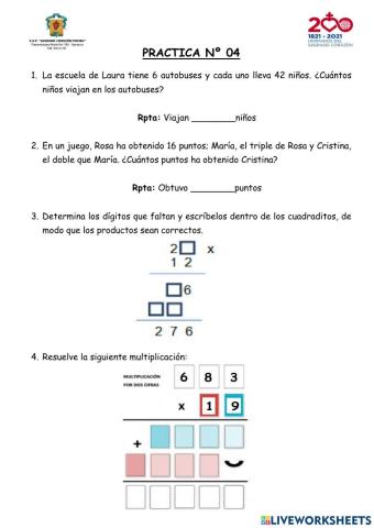 Practica Nº 04 - II Bimestre