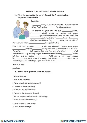 Present Continuous or Present Simple