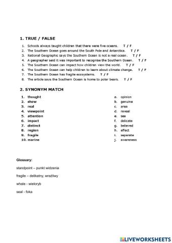 Earth gets a fifth ocean - L.14