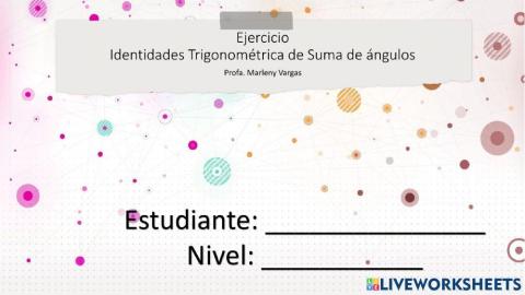 Identidades de SUma y diferencia de ángulos