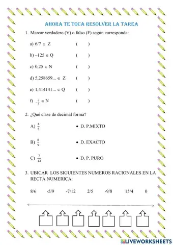 Numeros racionales