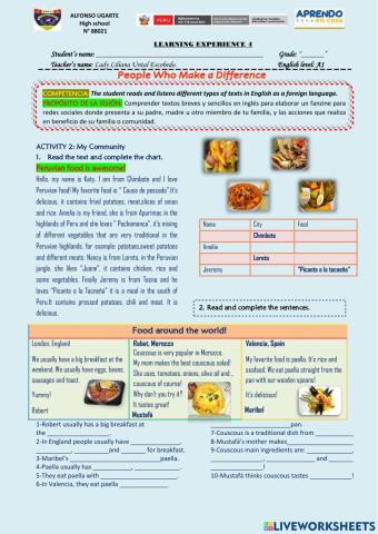 People who make a difference