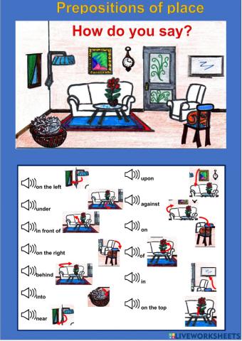 Prepositions of place: pronuntiation. How do you speak
