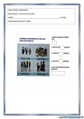 Problemas campo aditivo