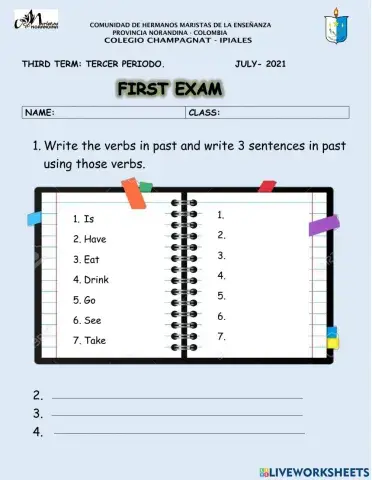 English Exam Grade 4