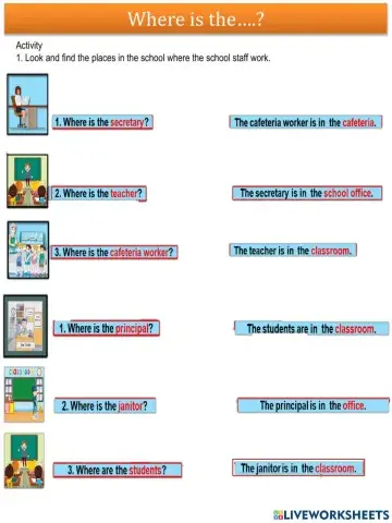 Places at the school