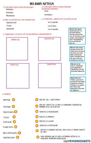 Religión azteca
