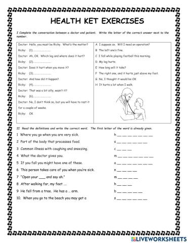 Health KET Exercises