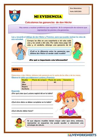 Calculamos las ganancias de don Héctor