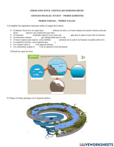 Formacion de la tierra
