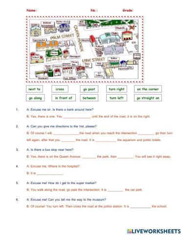 Asking for and Giving Directions