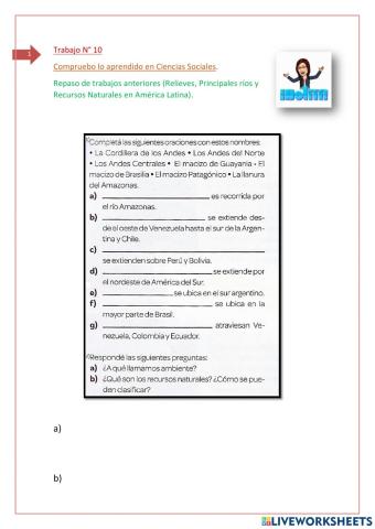 Recursos Naturales de Latinoamérica