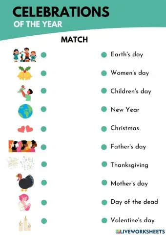 Celebrations or Festivities of the year