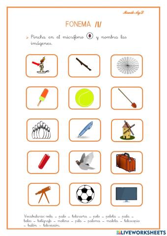 Articulación fonema -l-.