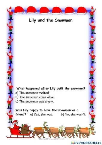 Lily and the Snowman.