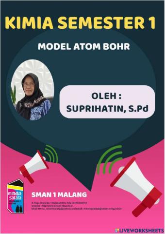 Lkpd model atom bohr