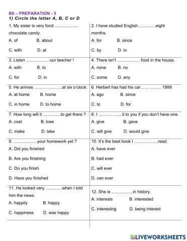 B0 - preparation - 5