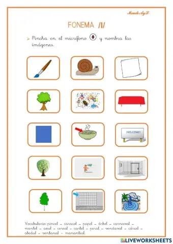 Articulación fonema  l. Posición final (inversa).