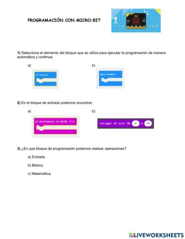 Repasando con Microbits