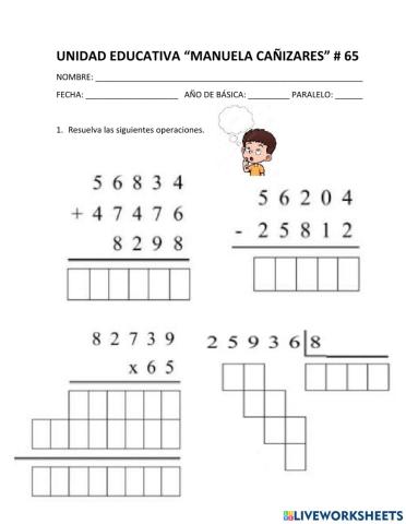 Evaluación Matemática