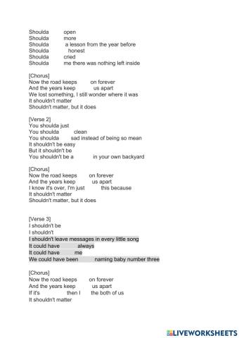 John Mayer - Shouldn't Matter But It Does