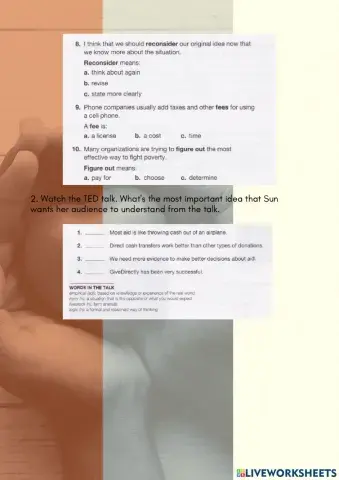 Should you donate differently? II