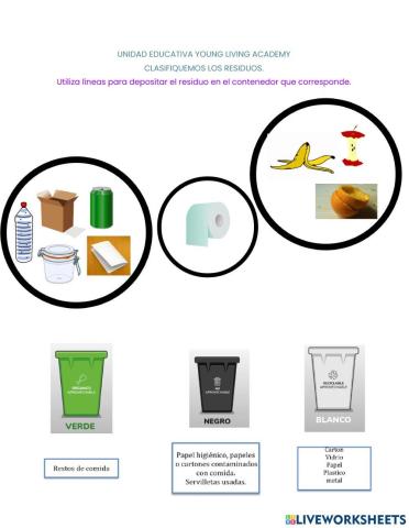 Manejo de desperdicios