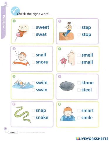 Unit 05 - Smart Phonic 4 Practice