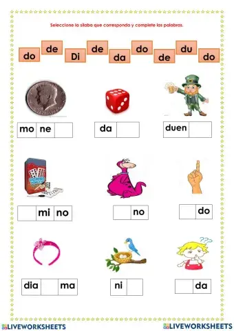 Silabas da de di do du