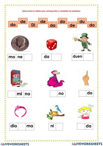 Silabas da de di do du