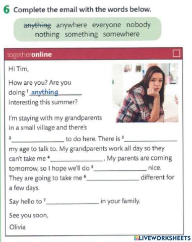 Some-Any, Every-No compounds