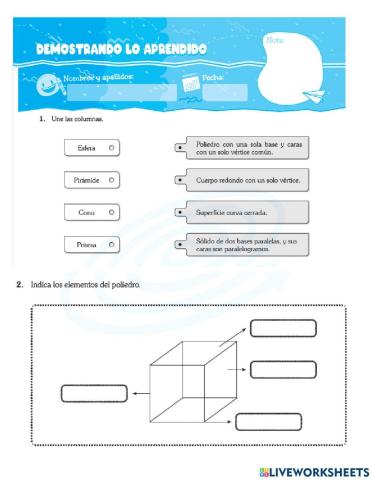 Evaluación  de geometría