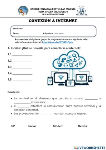 Conexión a internet