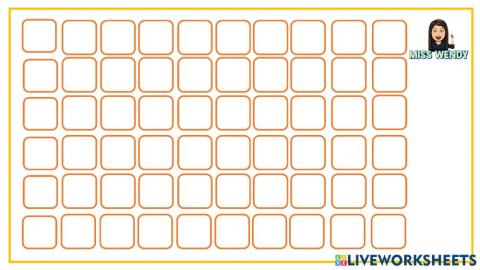 Números del 1 al 60